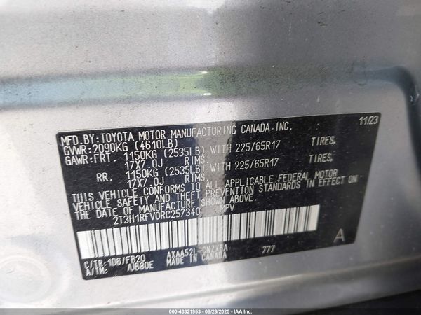 2024 TOYOTA RAV4 LE