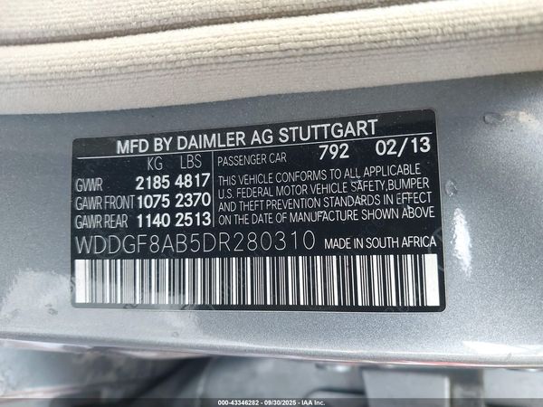 2013 MERCEDES-BENZ C 300 SPORT 4MATIC