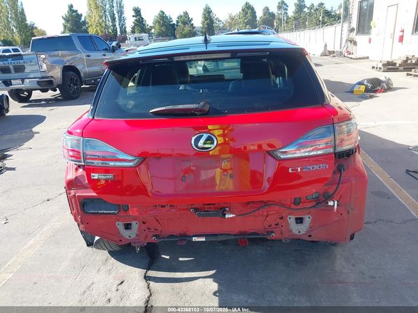 2016 LEXUS CT 200H