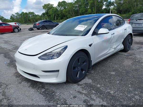 2022 TESLA MODEL 3 REAR-WHEEL DRIVE