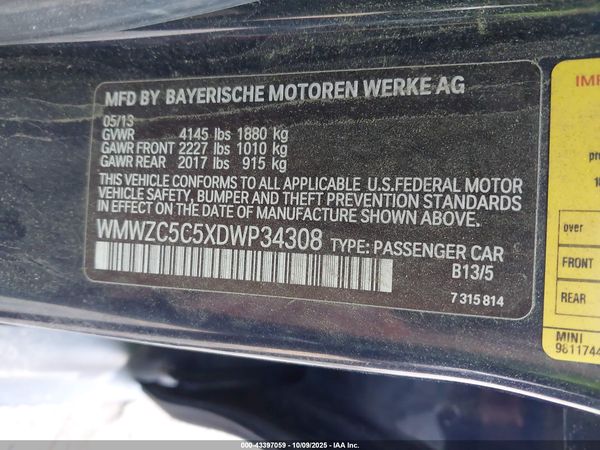 2013 MINI COUNTRYMAN COOPER S