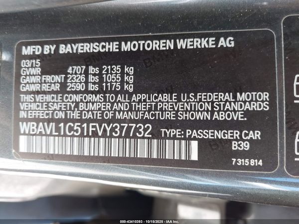 2015 BMW X1 XDRIVE28I