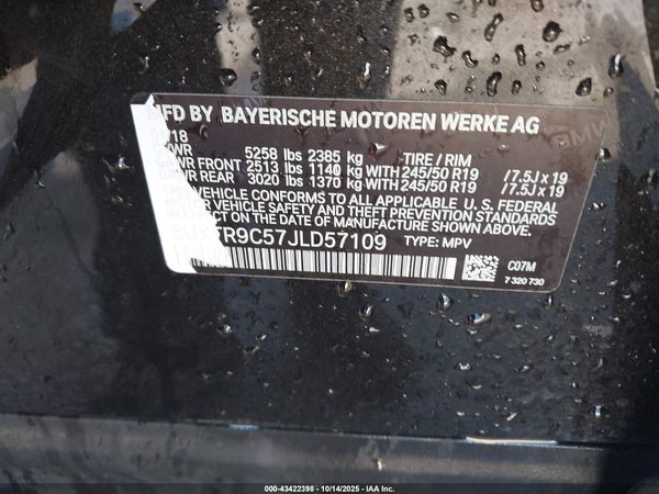 2018 BMW X3 XDRIVE30I