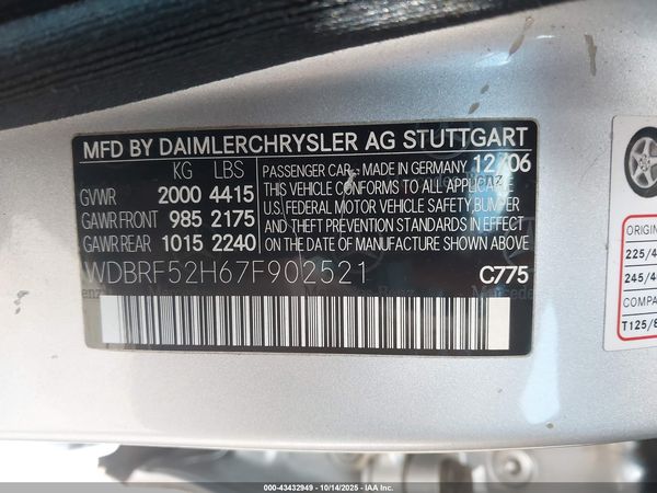 2007 MERCEDES-BENZ C 230 C230