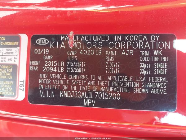 2020 KIA SOUL EX