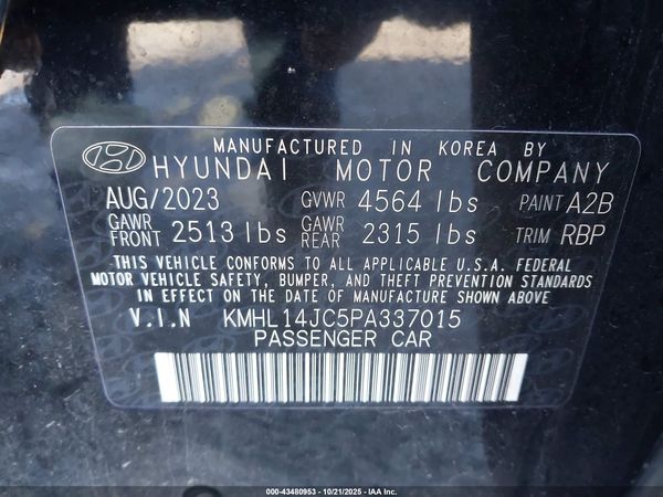 2023 HYUNDAI SONATA N LINE