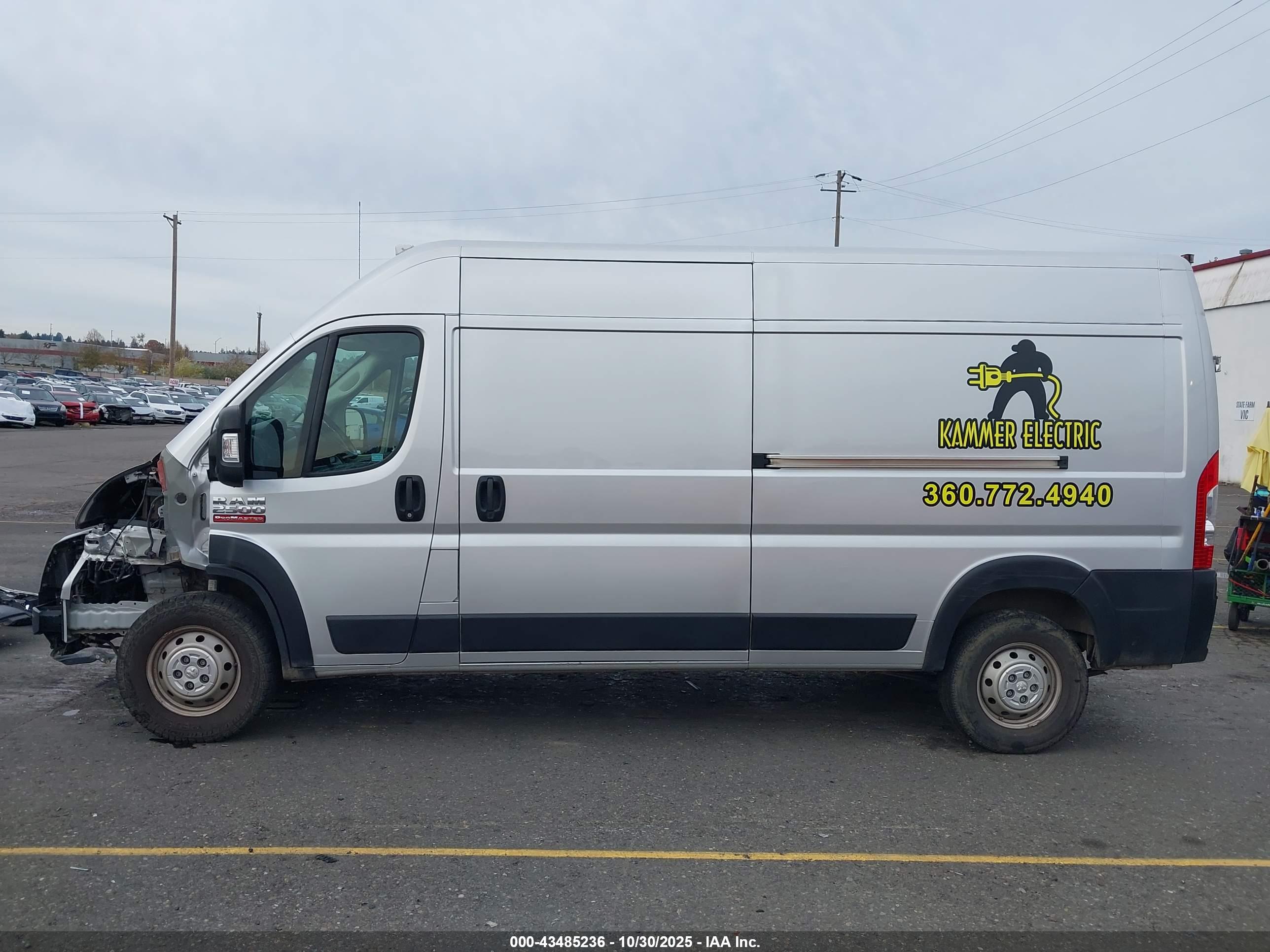 2021 RAM PROMASTER 2500 HIGH ROOF 159 WB