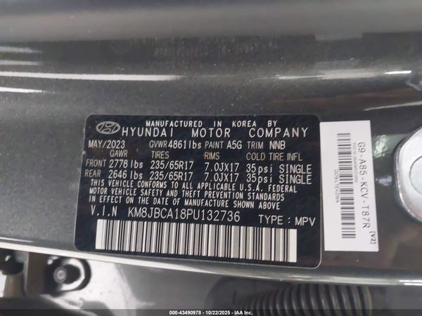 2023 HYUNDAI TUCSON HYBRID BLUE