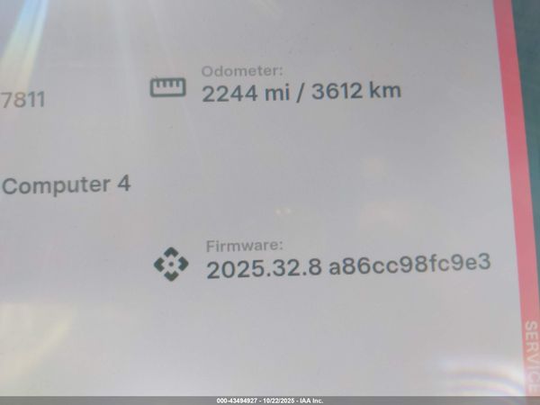 2025 TESLA MODEL 3