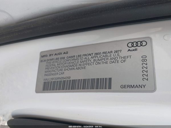 2024 AUDI A6