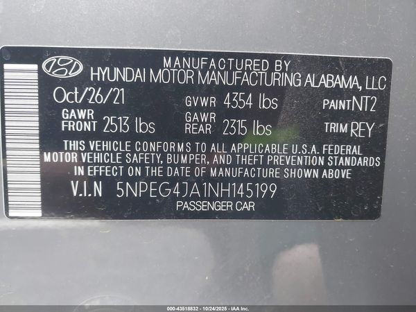 2022 HYUNDAI SONATA SE