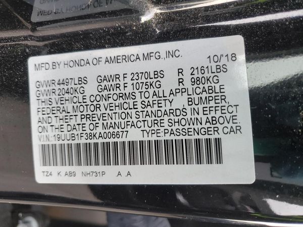 2019 ACURA TLX