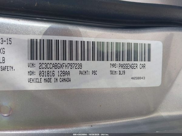 2015 CHRYSLER 300 300S