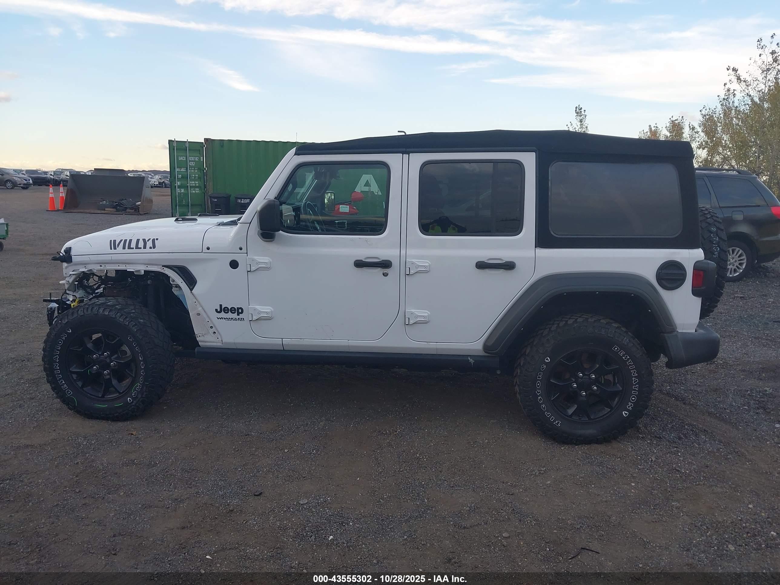 2022 JEEP WRANGLER UNLIMITED WILLYS 4X4