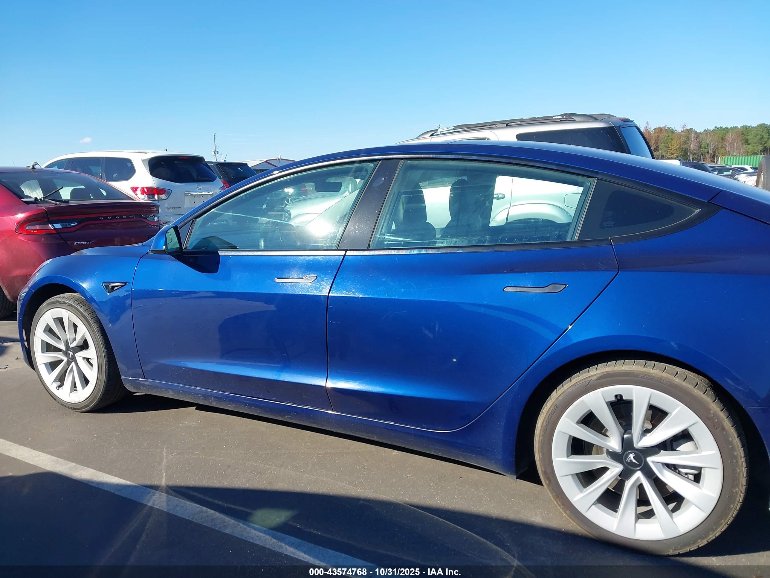 2022 TESLA MODEL 3 REAR-WHEEL DRIVE