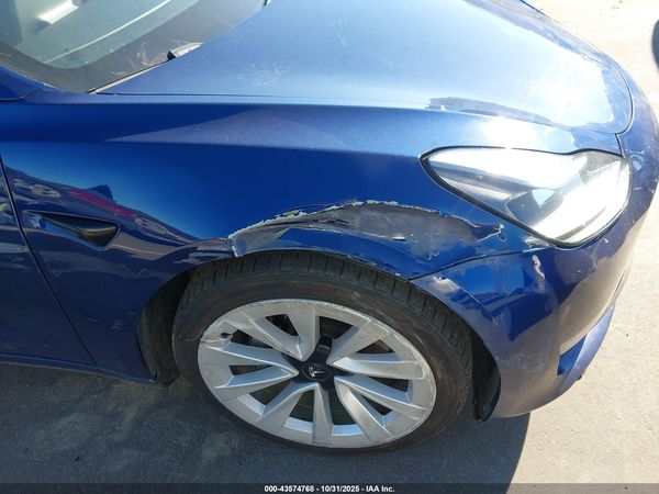 2022 TESLA MODEL 3 REAR-WHEEL DRIVE
