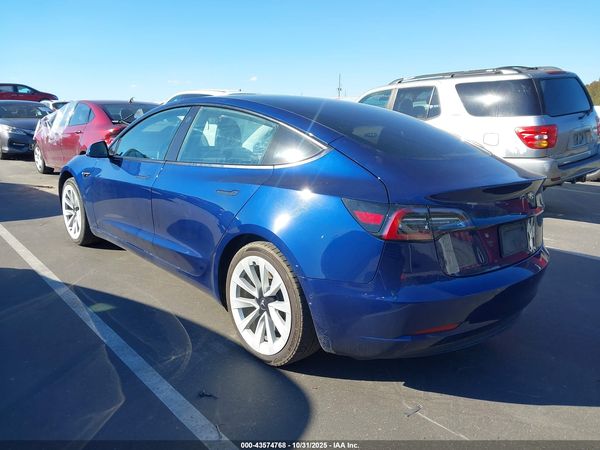 2022 TESLA MODEL 3 REAR-WHEEL DRIVE