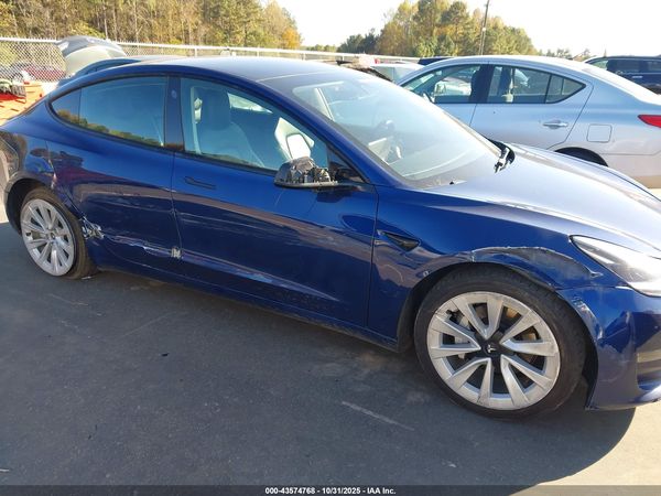 2022 TESLA MODEL 3 REAR-WHEEL DRIVE