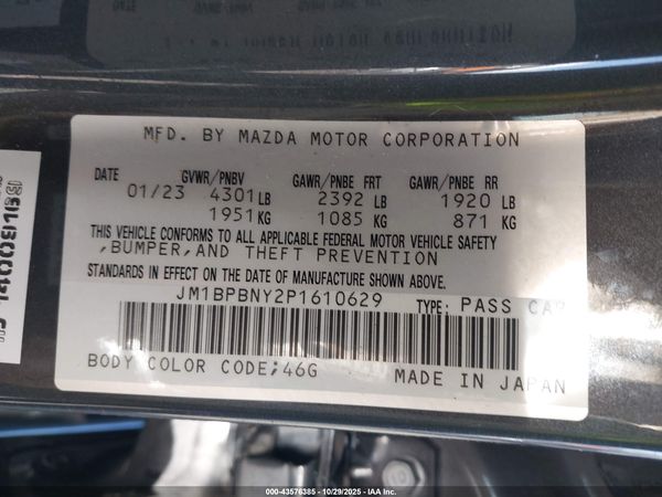 2023 MAZDA MAZDA3 2.5 TURBO PREMIUM PLUS