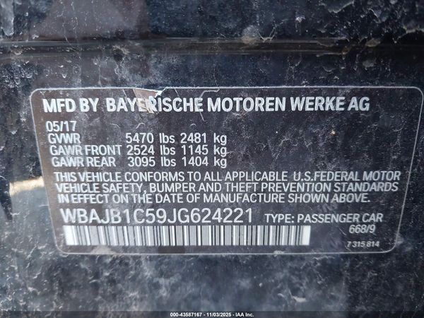 2018 BMW 530E XDRIVE IPERFORMANCE