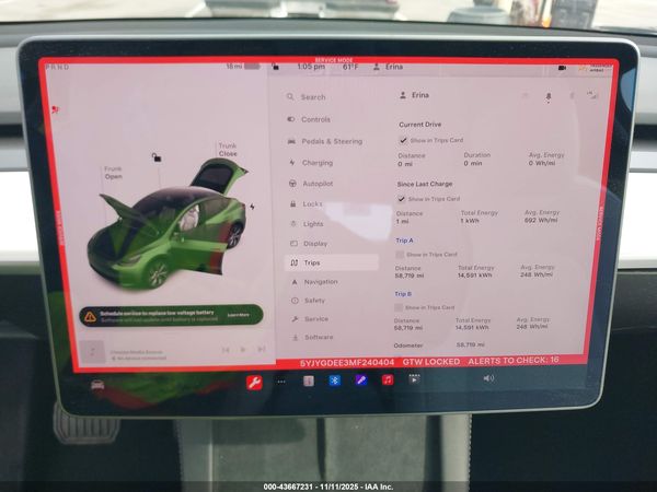 2021 TESLA MODEL Y