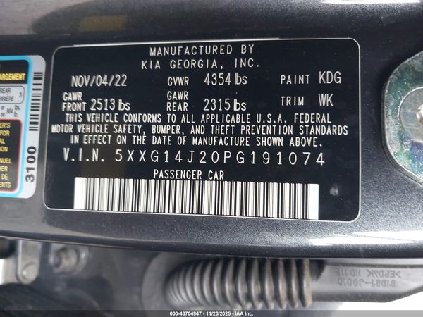 2023 KIA K5 LXS