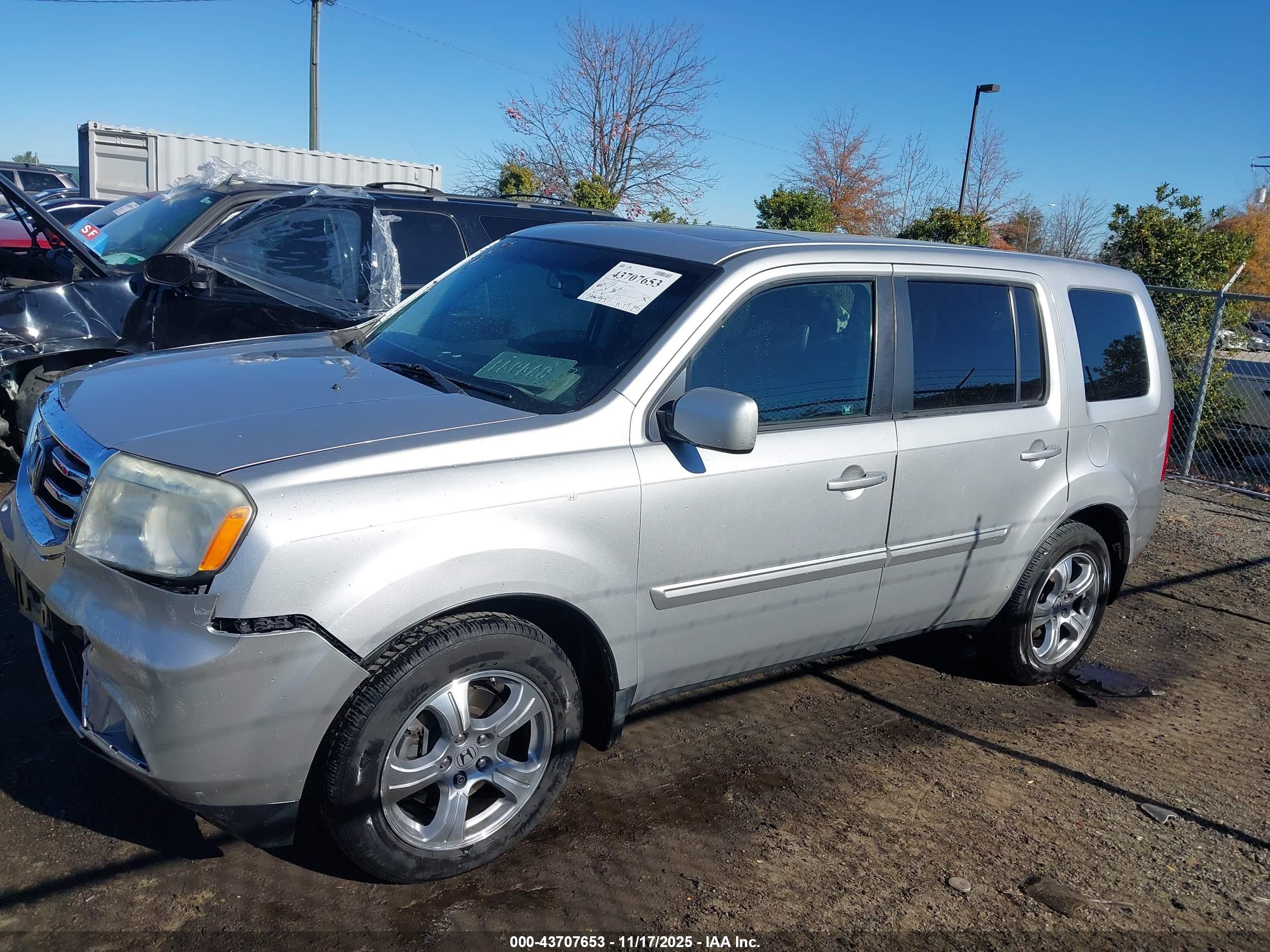 2012 HONDA PILOT EX-L