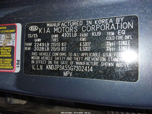 2016 KIA SOUL +