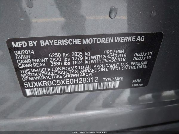 2014 BMW X5 XDRIVE35I