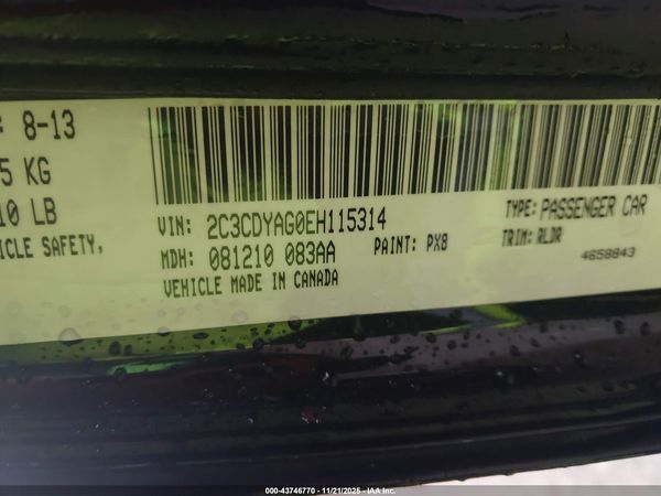 2014 DODGE CHALLENGER SXT PLUS