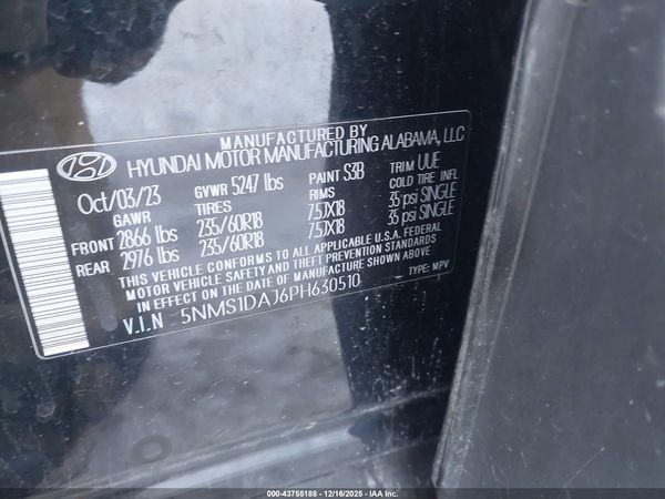 2023 HYUNDAI SANTA FE SE