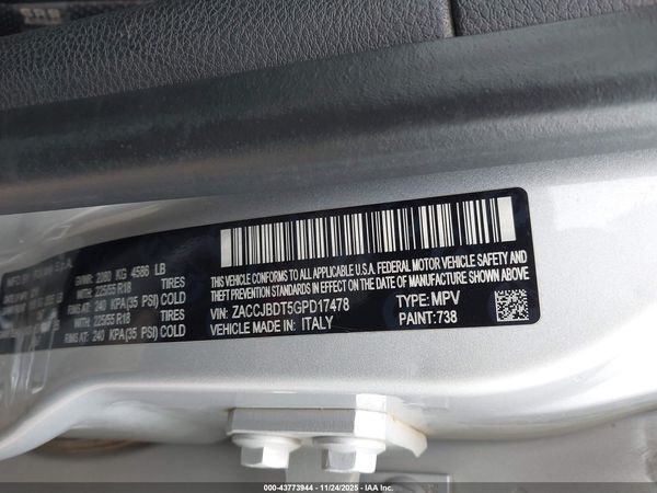 2016 JEEP RENEGADE LIMITED