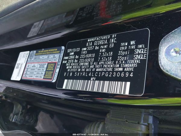 2023 KIA SORENTO S