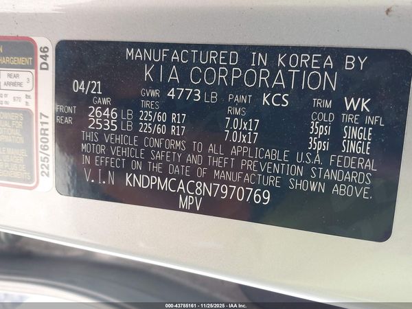 2022 KIA SPORTAGE LX