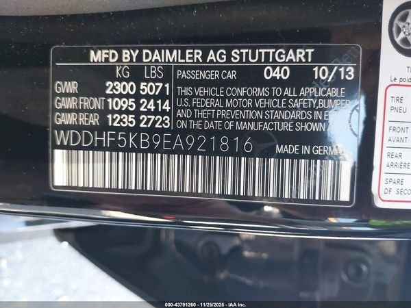 2014 MERCEDES-BENZ E 350 E350