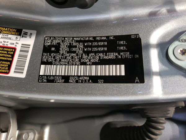 2020 TOYOTA HIGHLANDER
