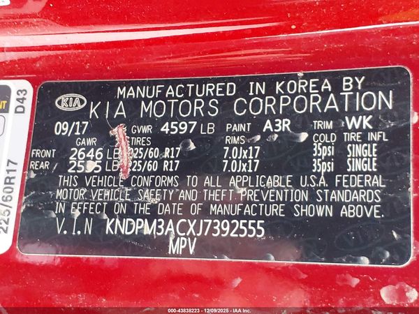 2018 KIA SPORTAGE LX