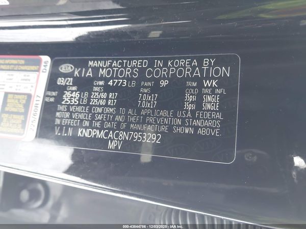 2022 KIA SPORTAGE LX