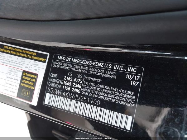 2018 MERCEDES-BENZ C 300 4MATIC