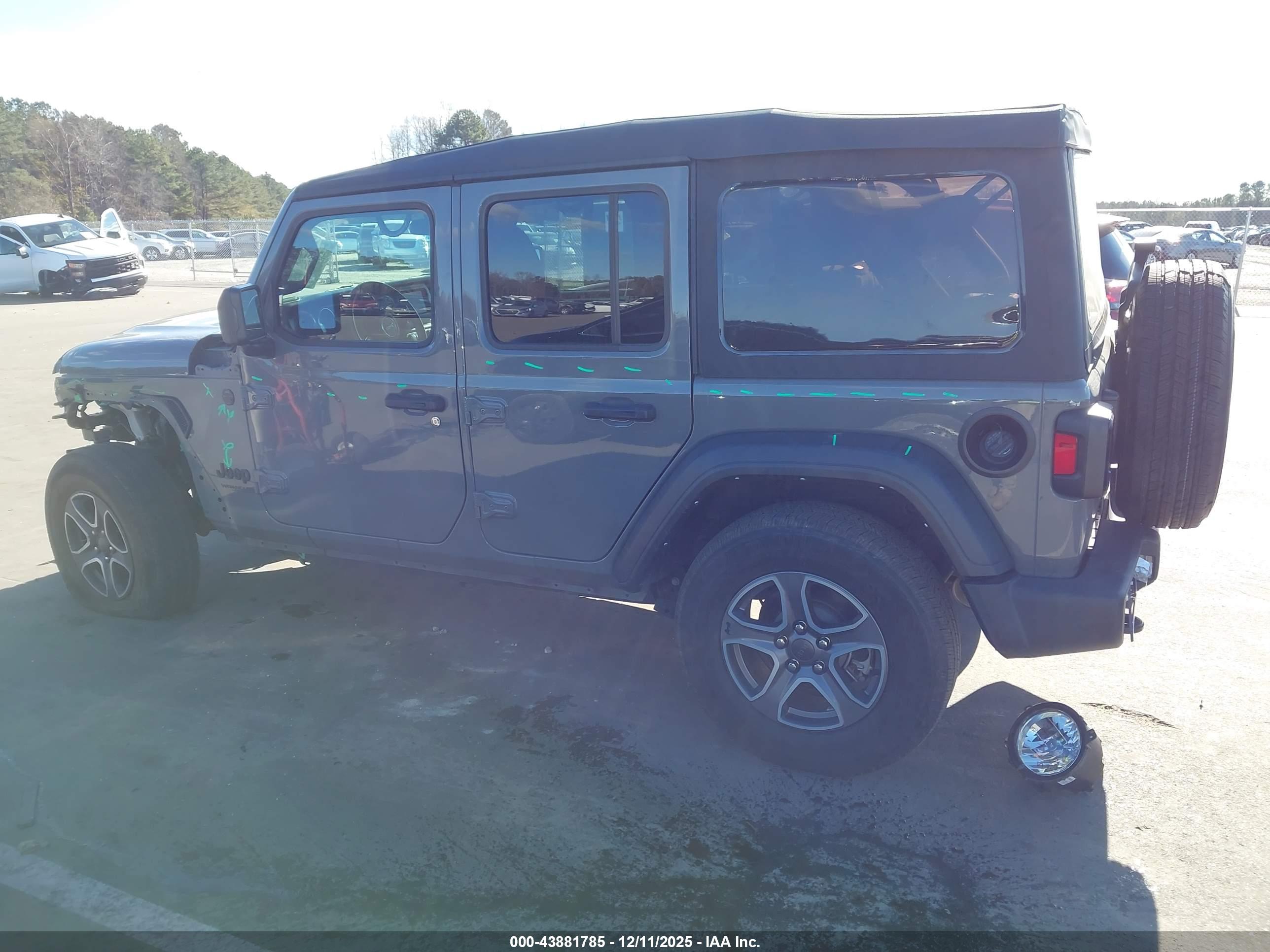 2022 JEEP WRANGLER UNLIMITED SPORT S 4X4