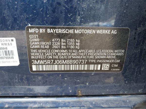2021 BMW 330I XDRIVE