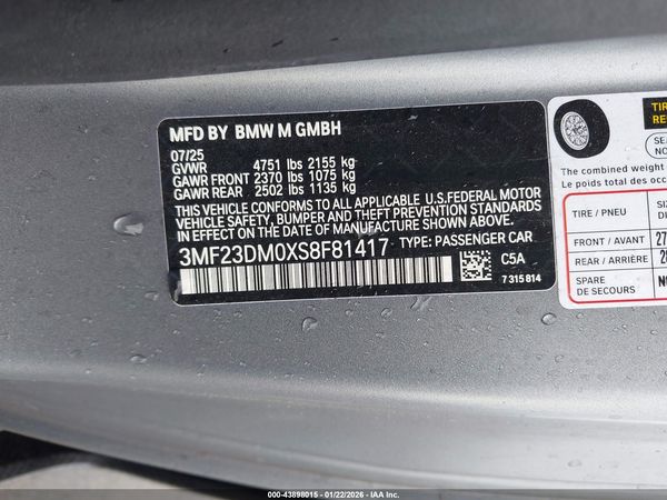 2025 BMW M2