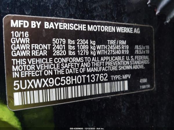2017 BMW X3 XDRIVE28I