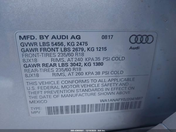 2018 AUDI Q5