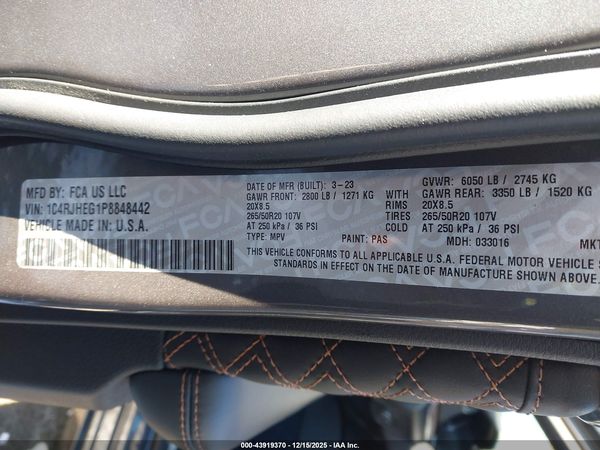 2023 JEEP GRAND CHEROKEE SUMMIT 4X4