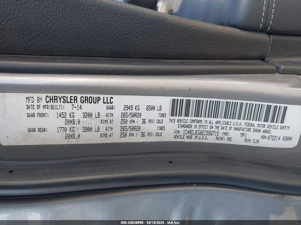 2014 DODGE DURANGO CITADEL