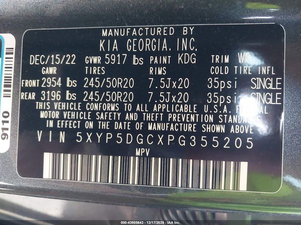 2023 KIA TELLURIDE SX