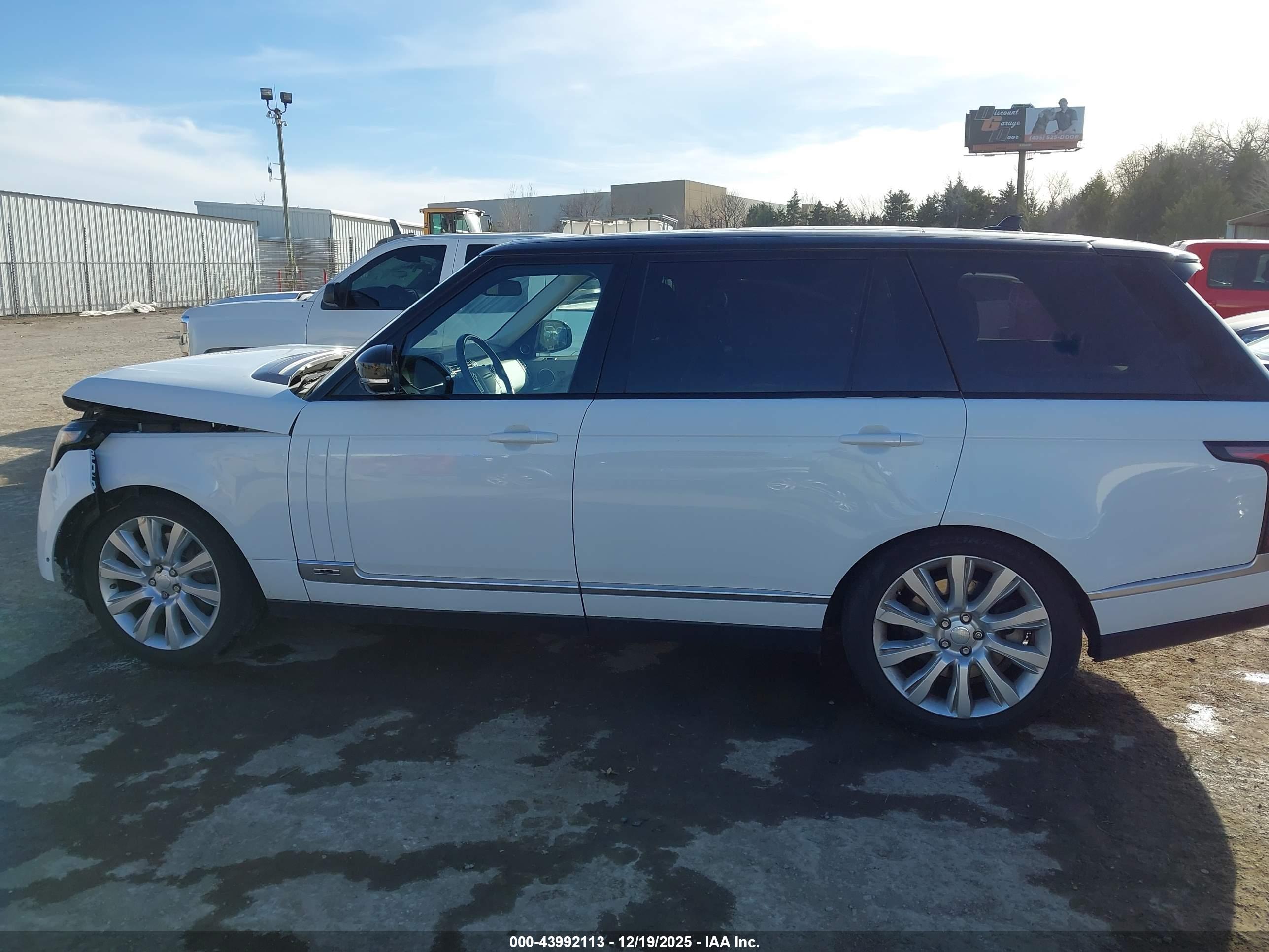 2016 LAND ROVER RANGE ROVER 5.0L V8 SUPERCHARGED