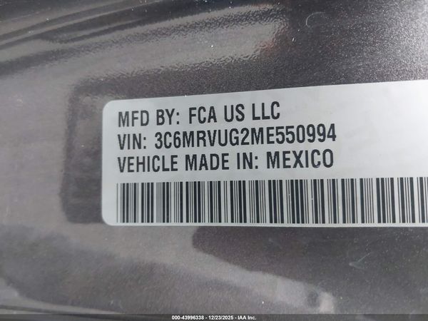 2021 RAM PROMASTER 3500