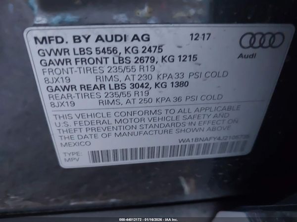 2018 AUDI Q5